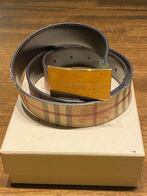 burberry sloane haymarket belt|Burberry Haymarket Sloane Leather Belt – The Luxury Pop.